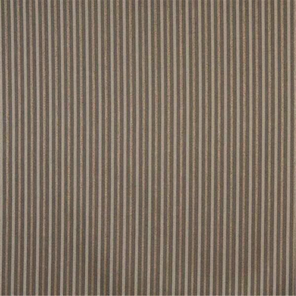 Designer Fabrics 54 in. Wide Brown- Striped Heavy Duty Crypton Commercial Grade Upholstery Fabric F752